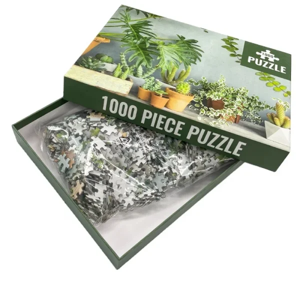Custom Personalized 1000 Pieces Jigsaw Puzzle Adult Kids Educational Games Paper Puzzle Custom Puzzle with Box